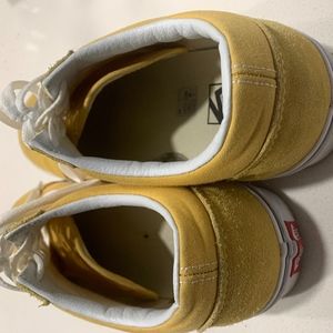 Vans Old Skool Ochre Yellow Size 12 Lightly Worn